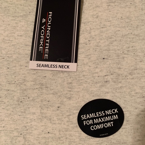 NEW Roundtree & Yorke Ecru Heather long sleeve XL - Picture 3 of 4